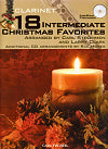 18 Intermediate Christmas Favorites Clarinet