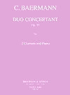 Duo Concertant Op. 33 for Two Clarinets and Piano by Carl Baermann