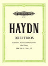 Three Trios Hob. IV: Es 1; Es 2; B1 for Clarinet, Violin and Cello (or Bassoon) by Joseph Haydn