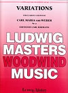 Weber Variations Op. 33 for Clarinet and Piano by Carl Maria von Weber edited by Carl Bearmann