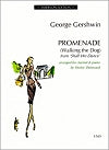Promenade (Walking the Dog) by George Gershwin arranged for clarinet and piano by Shirley Denwood