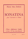Sonatina for Clarinet and Piano by Pierre Max Dubois
