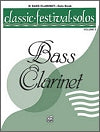Classic Festival Solos Volume 2 Bass Clarinet Part series editor Jack Lamb
