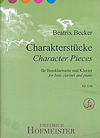 Character Pieces (Charakterstücke) for Bass Clarinet and Piano by Beatrix Becker