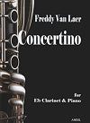 Concertino for E-Flat Clarinet and Piano by Freddy Van Laer