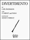 Divertimento for Clarinet and Piano by Carl Baermann