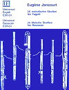 26 Melodic Studies for Bassoon by Eugène Jancourt (Hard Copy)