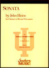 Sonata for Clarinet & Percussion by John Heins