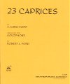 23 Caprices by Sigfrid Karg-Elert arranged by Robert J. Ford
