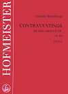 Contraventings Op. 46a for Solo Clarinet in B-flat by Graham Waterhouse