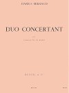 Duo Concertant for Clarinet and Piano by Darius Milhaud