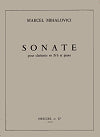 Sonate Op. 78 for Clarinet in B-flat and Piano by Marcel Mihalovici
