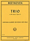 Beethoven Clarinet Trio in B-flat Major Op. 11 by Ludwig van Beethoven