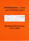 Intermezzo for Clarinet and Piano by Bartolomé Pérez Casas