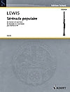 Sérénade poulaire for Clarinet and Piano by Paul Lewis