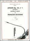 Sonate Op. 24 No. 1 in C Major for Bassoon and Basso Continuo (Piano) by François Devienne