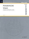 Vivace for Bassoon (or Bass Clarinet) and roto-toms by Krzysztof Penderecki
