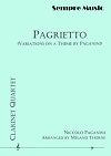 Pagrietto (Variations on a Theme by Paganini) for Clarinet Quartet by Niccolo Paganini