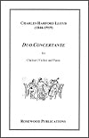 Duo Concertante for Clarinet and Piano by Charles Harford Lloyd