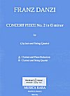 Concert Piece No. 2 in G minor for Clarinet and String Quartet (Piano Reduction) by Franz Danzi