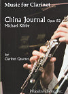 China Journal Op. 152 for Clarinet Quartet by Michael Kibbe