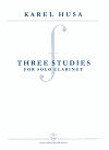 Three Studies for solo clarinet by Karel Husa