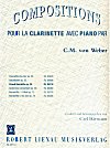 Weber Quintet for Clarinet in B-flat Major Op. 34 (Piano Reduction) by Carl Maria von Weber