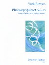 Phantasy Quintet Op. 93 for bass clarinet and string quartet by York Bowen