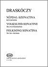 Folksong Sonatina for Two Clarinets by László Draskóczy