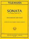 Sonata in F minor, TWV 41:f1 for Bassoon and Piano by Georg Philipp Telemann