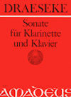 Sonate Op. 38 for Clarinet and Piano by Felix Draeseke