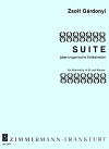 Suite über ungarische Volkslieder for Clarinet and Piano by Zolt Gárdonyi