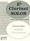 Concerto Petite for E-Flat Alto Clarinet and Piano by Leroy Ostransky