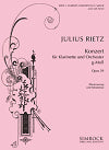 Concerto for Clarinet and Orchestra in G minor Op. 29 (Piano Reduction) by Julius Rietz