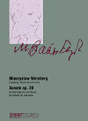 Sonate Op. 28 for Clarinet in A and Piano by Mieczyslaw Weinberg