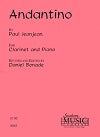 Andantino for Clarinet and Piano by Paul Jeanjean