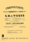Weber Clarinet Concerto No. 2 in E-flat major Op. 74 for Clarinet and Piano by Carl Maria von Weber edited by Carl Baermann