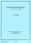Divertissement for Alto Saxophone and Orchestra (Piano Reduction) by Pierre Max Dubois