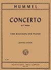 Concerto for F Major for Bassoon and Piano (originally for bassoon and orchestra) by Johann Nepomuk Hummel