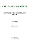 Weber Grand Duo Concertant Op. 48 transcribed for two clarinets by Gustave Langenus