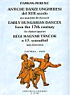 Early Hungarian Dances from the 17th Century for clarinet quartet by Ferenc Farkas