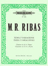Tema i Variacions (Tema y Variaciones) for Clarinet and Piano by M. Rosa Ribas