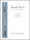 Sonata No. 2 for Clarinet and Piano by Gary Schocker