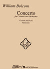 Concerto for Clarinet and Orchestra (Piano Reduction) by William Bolcom