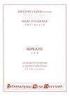 Sonate for Clarinet and Piano by Marc Eychenne