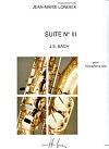 Suite No. III by J.S. Bach transcribed for saxophone solo by Jean-Marie Londeix
