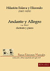 Andante y Allegro for Clarinet and Piano by Hilarión Eslava y Elizondo