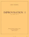 Improvisation I for Alto Saxophone Solo by Ryo Noda