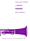 Manege for 4 Clarinets in B-flat by Francois Vercken