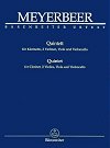 Meyerbeer Quintet for Clarinet and String Quartet